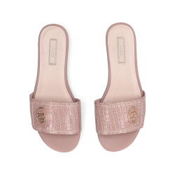 CIABATTE LIU JO DONNA SANDY 03 - SLIPPER PRINTED COCCO SPREAD NUDE SA6127EX06851315