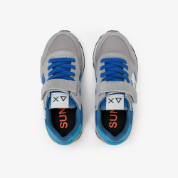 SNEAKERS SUN68 BAMBINO BOY'S JAKI BICOLOR (KID) GRIGIO CHIARO/ROYAL Z36316K 0658