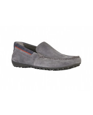 MOCASSINO GEOX UOMO U SNAKE MOC B SUEDE GREY U0207B 00022 C1996