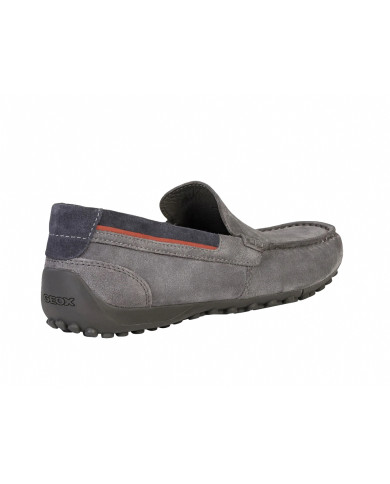 MOCASSINO GEOX UOMO U SNAKE MOC B SUEDE GREY U0207B 00022 C1996