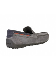 MOCASSINO GEOX UOMO U SNAKE MOC B SUEDE GREY U0207B 00022 C1996