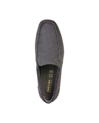 MOCASSINO GEOX UOMO U SNAKE MOC B SUEDE GREY U0207B 00022 C1996