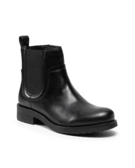 STIVALETTI GEOX DONNA D RAWELLE A - NAPPA SHEEP LEA  BLACK D166RA 000TU C9999