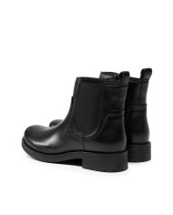 STIVALETTI GEOX DONNA D RAWELLE A - NAPPA SHEEP LEA  BLACK D166RA 000TU C9999