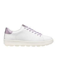 SNEAKERS GEOX DONNA   D SPHERICA ECUB-1 A - VI.RI+SI WHITE/LILAC  D45WEA 09BNF C0761