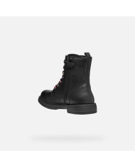 STIVALETTI GEOX BAMBINA J ECLAIR G. D - VIT.SINT. BLACK/MULTICOLOR TG:27 J049QD 0003W C9240/C