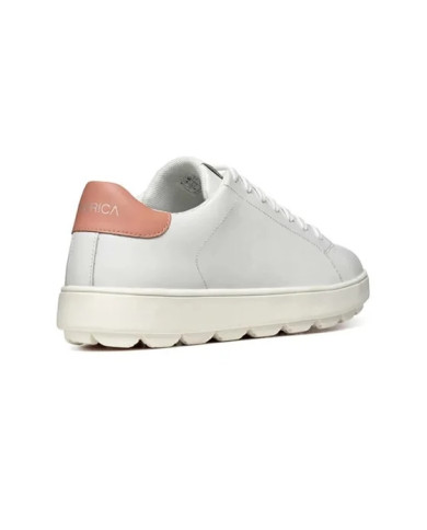SNEAKERS GEOX DONNA SPHERICA ECUB-1  WHITE/DK SKIN D45WEA 09BBC C1Z5Q