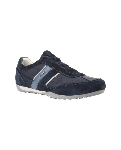 SNEAKERS GEOX UOMO U WELLS A - SCAM.+TESSUTO NAVY U82T5A 02211 C4002