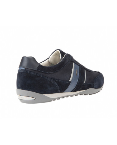 SNEAKERS GEOX UOMO U WELLS A - SCAM.+TESSUTO NAVY U82T5A 02211 C4002