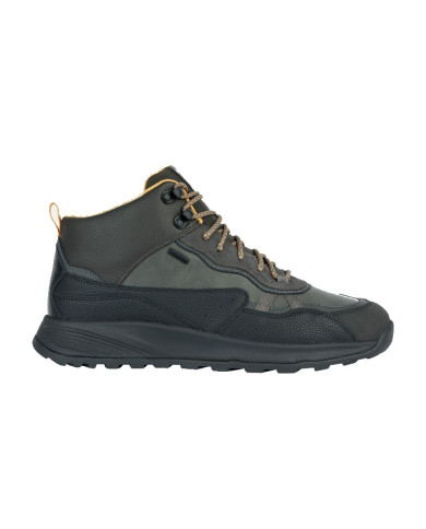 SNEAKERS IMPERMEABILI GEOX UOMO MID-CUT ANTRACITE/NERO TERRESTRE ABX U36EZA 0MEBU C9999