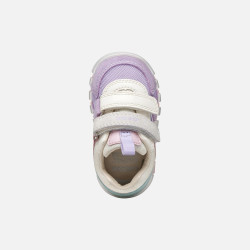 SNEAKERS GEOX PRIMI PASSI  BABY BAMBINA B IUPIDOO LAVANDER/WHITE B3558C 02214 C8Q1Z