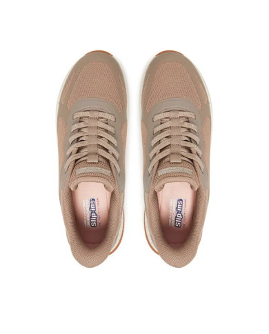 SNEAKERS SKECHERS DONNA BOBS SQUAD 4 STRAPLE LOOK 117624 TPE