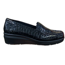 MOCASSINO ENVAL SOFT DONNA VERNICE ST.COCC NERO 8758500