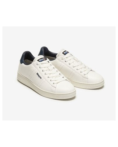 SNEAKERS BLAUER UOMO GRANT01 F5GRANT01/LEA/WHITE/NAVY