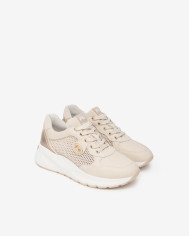 SNEAKERS NEROGIARDINI DONNA VELVET MILK 1039 T.NORA LATTE 02 T.BRILL PLATINO 6074 SUNRISE E615180D/710