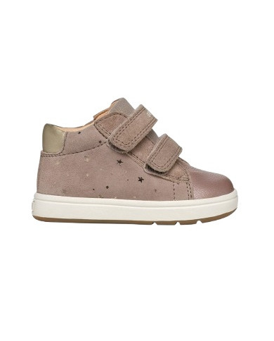 SNEAKERS PRIMI PASSI  BAMBINA B BIGLIA G.C - CAM ST+VI.PE.BO DK BEIGE/PLATINUM 19/26 B044CC 007AK C5M2U