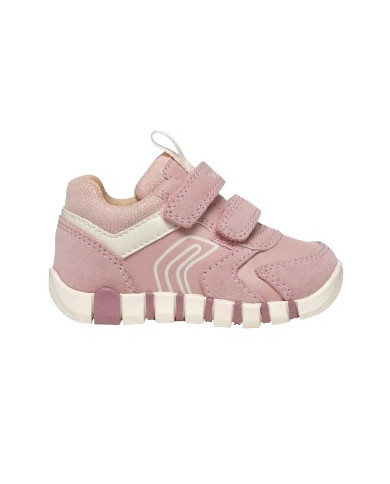 SNEAKERS PRIMI PASSI GEOX BAMBINA B IUPIDOO G. C - GBK+SCAM. OLD ROSE/IVORY 19/26 B3558C 05422 C8047