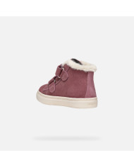 SNEAKERS GEOX BAMBINA B NASHIK WPF A - SCAM.BRILL.   ROSE SMOKE TG:24/27 B465XA 00077 C8025/BE