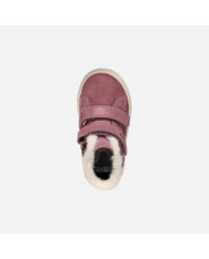 SNEAKERS GEOX BAMBINA B NASHIK WPF A - SCAM.BRILL.   ROSE SMOKE TG:24/27 B465XA 00077 C8025/BE