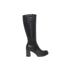 STIVALI NEROGIARDINI DONNA IN PELLE GUANTO NERO TR PONZA TACCO 8 CM I411855D/100