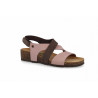 SANDALO BIONATURA DONNA 12A2390 IMB NBK ROSA POLV/T.MORO 12A2390-I-NBRPTM