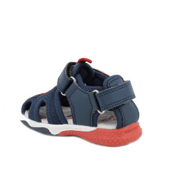 SANDALO PRIMIGI PRIMI PASSI BAMBINO T.RETE/NAPPA PU NAVY 1456155          