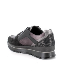 SNEAKERS CON ZEPPA IGI&CO DONNA VI.LAM.WINT.FOG ACCIAIO/NERO 8676155