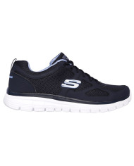 SNEAKERS SKECHERS UOMO BURNS - AGOURA BLU 52635 NVY