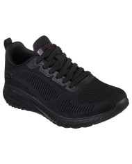 SNEAKERS SKECHERS DONNA BOBS SQUAD CHAOS - FACE OFF BLACK 117209 BBK