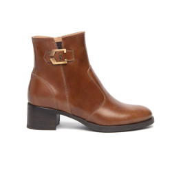 TRONCHETTI NEROGIARDINI DONNA PELLE CUOIO I308232D/400