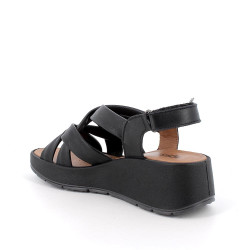 SANDALO CON ZEPPA IGI&CO DONNA SI.NAPPA BOTTAL NERO 7666700