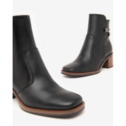 TRONCHETTI NEROGIARDINI DONNA GUANTO NERO TR CANBERRA T.MORO TACCO 5CM I411303D/100