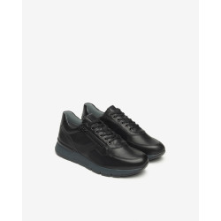 SNEAKERS NEROGIARDINI UOMO SAGAR DECO NERO SAUVAGE DARK GREY PU.BIDENS.POGGIO I500870U/100