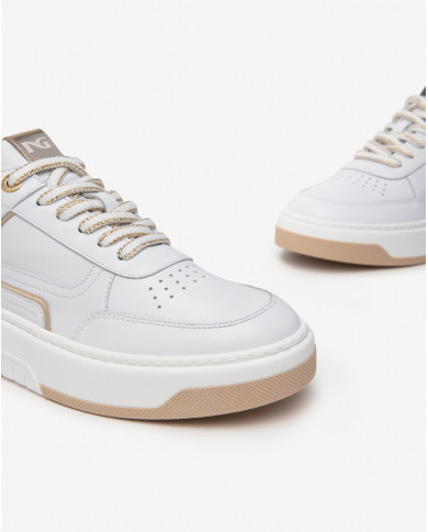 SNEAKERS NEROGIARDINI DONNA SKIPPER BIANCO E409993D/707