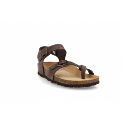 SANDALO INFRADITO BIONATURA DONNA 11 A 678 IMB V. NABUK T.MORO 11A678-IV-NBKTMO