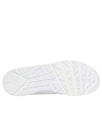 SNEAKERS SKECHERS DONNA UNO - BANKSIA LUXE 177118 WHT
