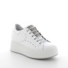 SNEAKERS IGI&CO DONNA NAPPA SOFT BIANCO/ARGENTO 7657300