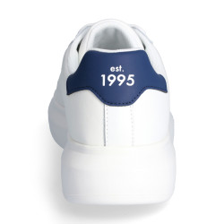 SNEAKERS LIU JO UOMO BIG 01 - SNEAKER LEATHER WHITE/BLUE 7B4027PX474S1018