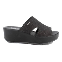 CIABATTE CON ZEPPA IGI&CO 3667000 BLACK