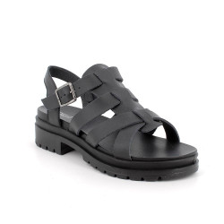 SANDALO CON TACCO IGI&CO VITEL. SCIROCCO NERO TACCO 3,7CM 7672133