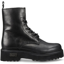 Anfibio Cult Slash 1814 Mid W Leather Black Donna Nero
