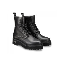 Anfibio Cult Slash 1814 Mid W Leather Black Donna Nero