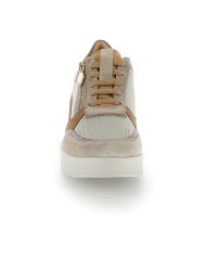 SNEAKERS STONEFLY DONNA CREAM 52 ZIP SUE/TEX GOAT BROWN/STEAM GRAY 220740 9YO