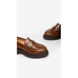 MOCASSINO NEROGIARDINI MANOLETE COLORE CUOIO I217715D/400