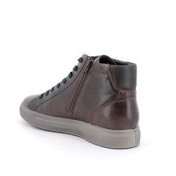 POLACCHINE IGI&CO UOMO IN PELLE CAFFE' LACCI+ZIP 6633711