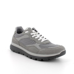 SNEAKERS IGI&CO UOMO SCAMOSCIATO/TESSUTO GRIGIO 5625111