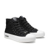 SNEAKERS CULT DONNA PLACEBO 3643 MID W CANVAS BLACK CLW364301