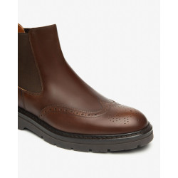 STIVALETTO NEROGIARDINI UOMO CHELSEA DELAVATO BEIGE TR NOVI LIGHT I500825U/412