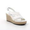 SANDALO CON ZEPPA IGI&CO DONNA PELLE BIANCO 5673611