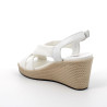 SANDALO CON ZEPPA IGI&CO DONNA PELLE BIANCO 5673611